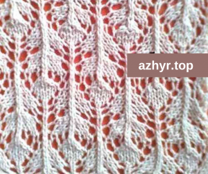 Lace Knitting Pattern - Diagram 1