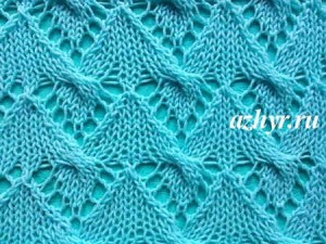 Ажур с косами спицами 23