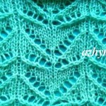 № 29 Ажурный узор спицами