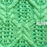 № 30 Ажурный узор спицами