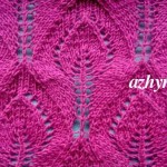 № 31 Ажурный узор спицами