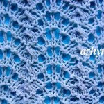 №34 Ажурный узор спицами