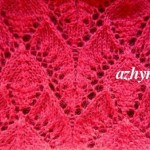 №35 Ажурный узор спицами
