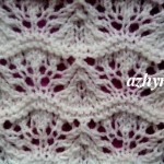 № 37 Ажурный узор спицами
