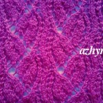 № 39 Ажурный узор спицами
