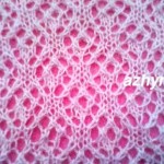 № 41 Ажурный узор спицами
