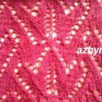 №42 Ажурный зор спицами