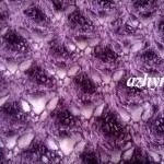 №43 Ажурный узор спицами