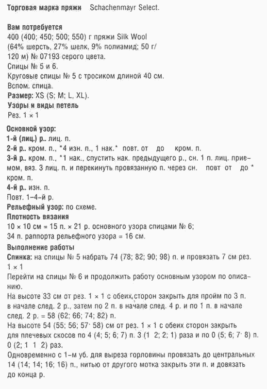 Вязание джемпера 1 Вязание джемпера 1