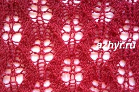 № 49 Ажурный узор спицами