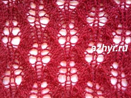 № 49 Ажурный узор спицами № 49 Ажурный узор спицами