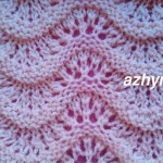 № 56 Ажурный узор спицами