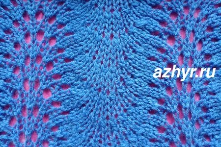 № 58 Ажурный узор спицами