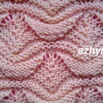 № 61 Ажурный узор спицами (2)