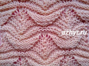 № 61 Ажурный узор спицами (2)