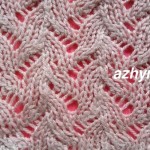 № 69 Ажурный узор спицами