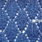 № 70 Ажурный узор спицами