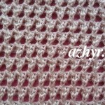 № 102 Простой ажурный узор спицами