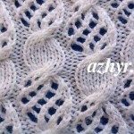 № 99 Узор спицами Ажурная коса
