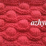 № 23 Узор шишечки спицами описание (2)