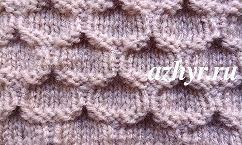№ 28 Рельефный узор со снятыми петлями