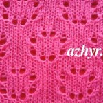 № 150 Самый легкий ажурный узор спицами