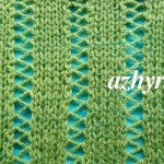 № 157 Ажурные дорожки спицами