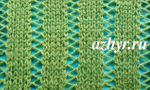 № 157 Ажурные дорожки спицами