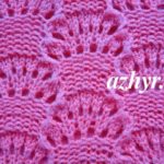 № 164 Узор Цветочные корзинки спицами