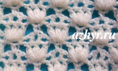 Легкий ажурный узор крючком - № 28