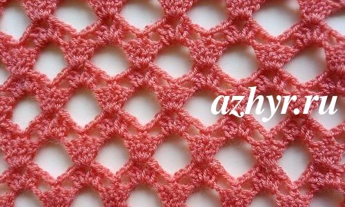 Вязание крючком - ажурный узор 31