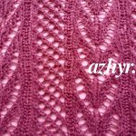 № 191 Ажурные дорожки спицами