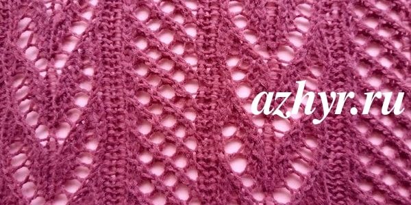 № 191 Ажурные дорожки спицами