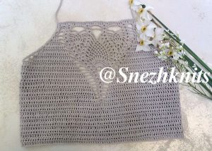 crop top крючком
