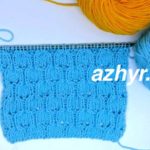 Ажурный рисунок для вязания спицами