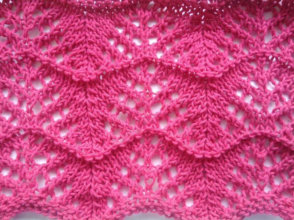Wave Lace Stitch Pattern