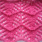 Wave Lace Stitch Pattern